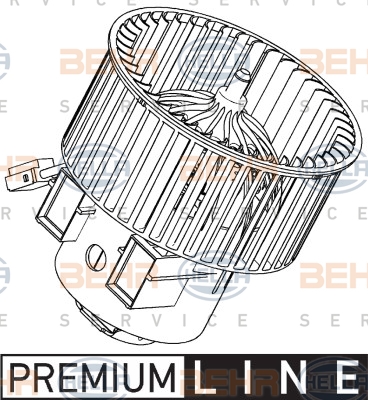 Lämmityslaitteen puhallin 315-0103