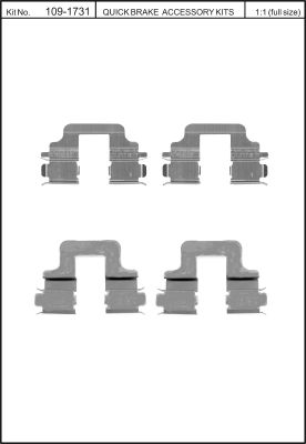 Jarrupalojen asennussarja 802-2015