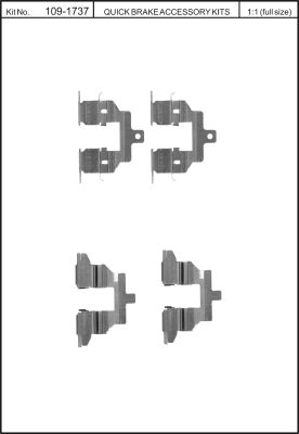 Jarrupalojen asennussarja 802-2004