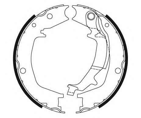Käsijarrukenkäsarja 803-0007