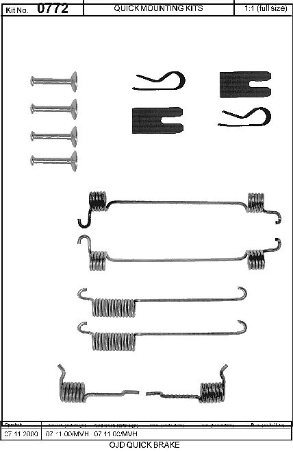 Jarrukenkien asennussarja 804-2024